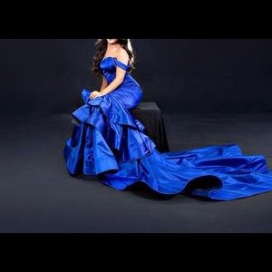 Blue dress Pageant